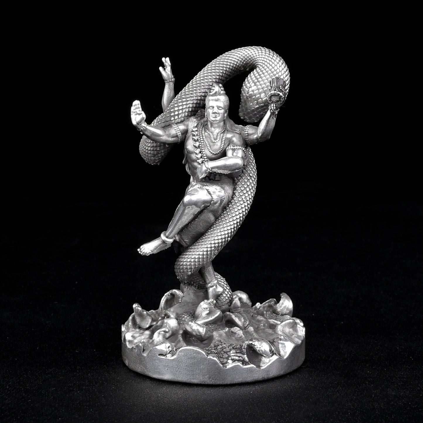 Mystical Shiva 25 - 30 Gm Pure Silver theartarium