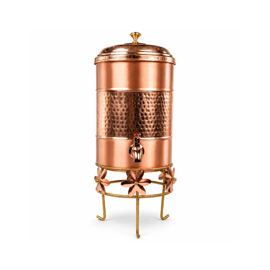 Semi-Hammered Copper Water Dispenser