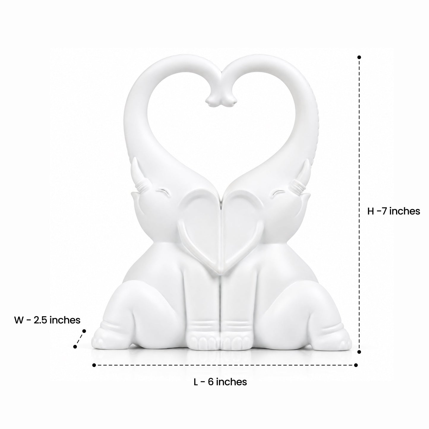 Heart of Harmony Elephant Sculpture