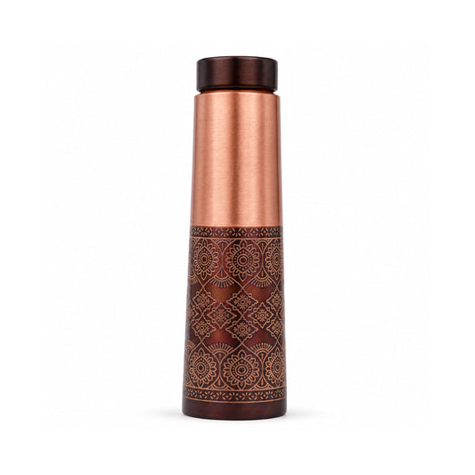 Dual Finish Copper Bottle Artarium