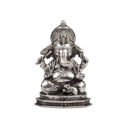 Divine Ganesha Murti 12 - 16 Gm 999 Silver