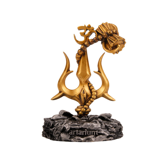 Lord Shiva Trishul With Damru theartarium