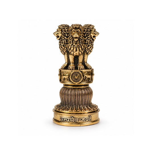 Ashok Stambh Brass Plated Artarium