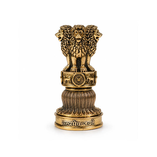 Ashok Stambh Brass Platedย
