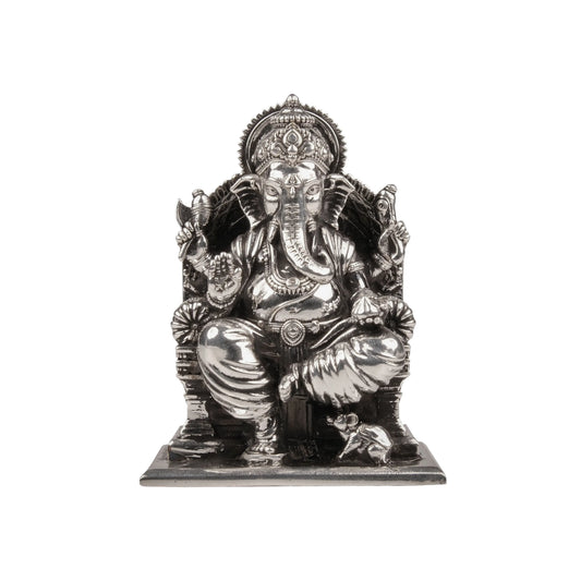Lalitasana Ganesha Idol 15 - 21 Gm 999 Silverย