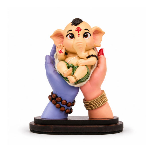 Bal Heramba Ganesha Idol Car Dashboard