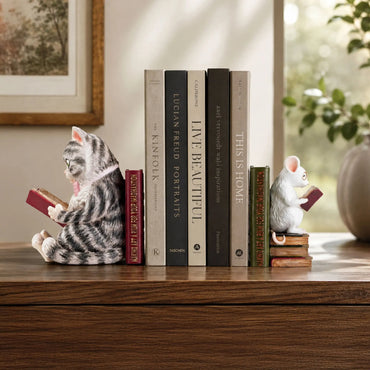 Reading Buddies : Cat & Mouse Bookend