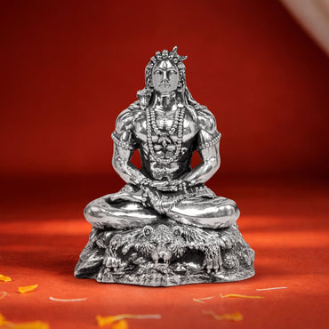 Adiyogi Shiva Statue 999 pure silver (15–25 gm) Artarium