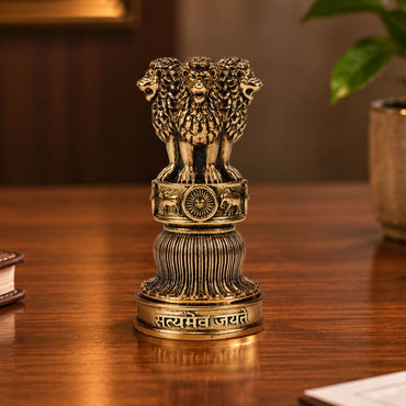 Ashok Stambh Brass Platedย