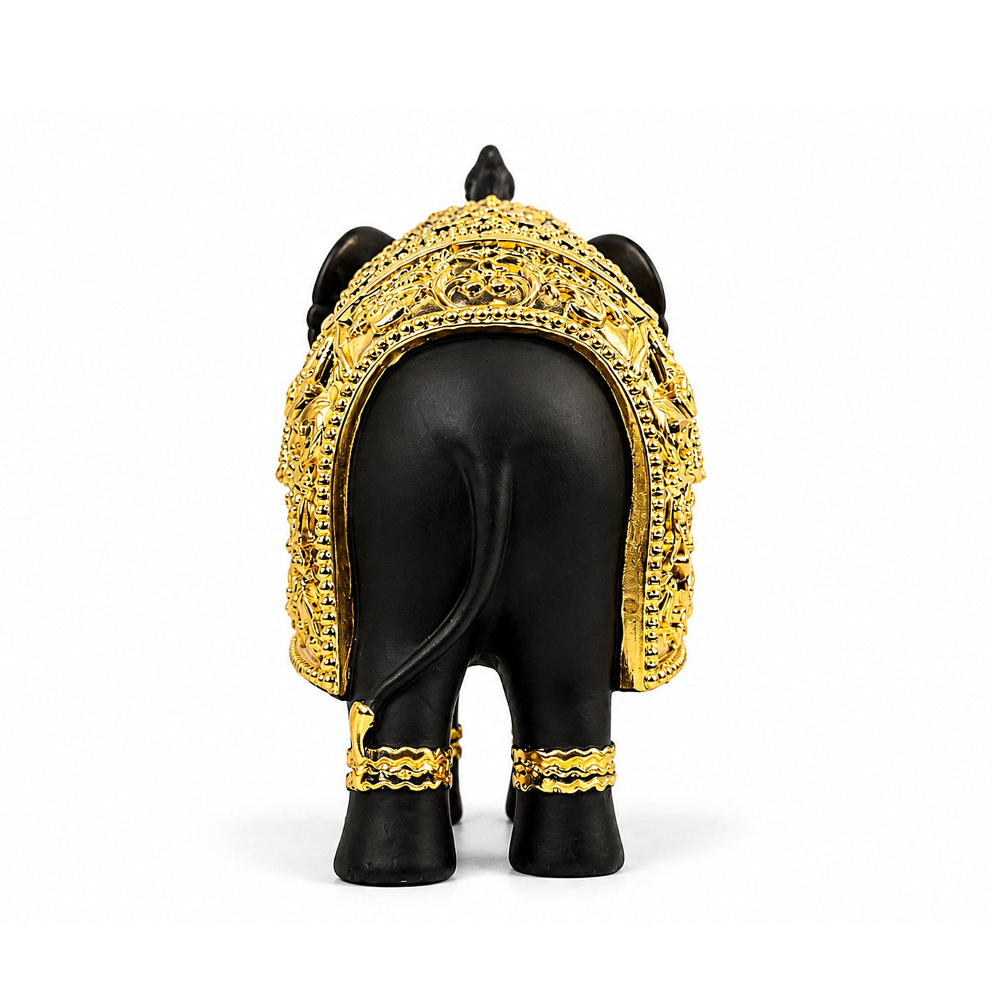 Royal Elephant Gold Plated Statue
