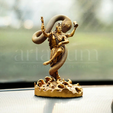 Mystical Lord Shiva Car Dashboard theartarium
