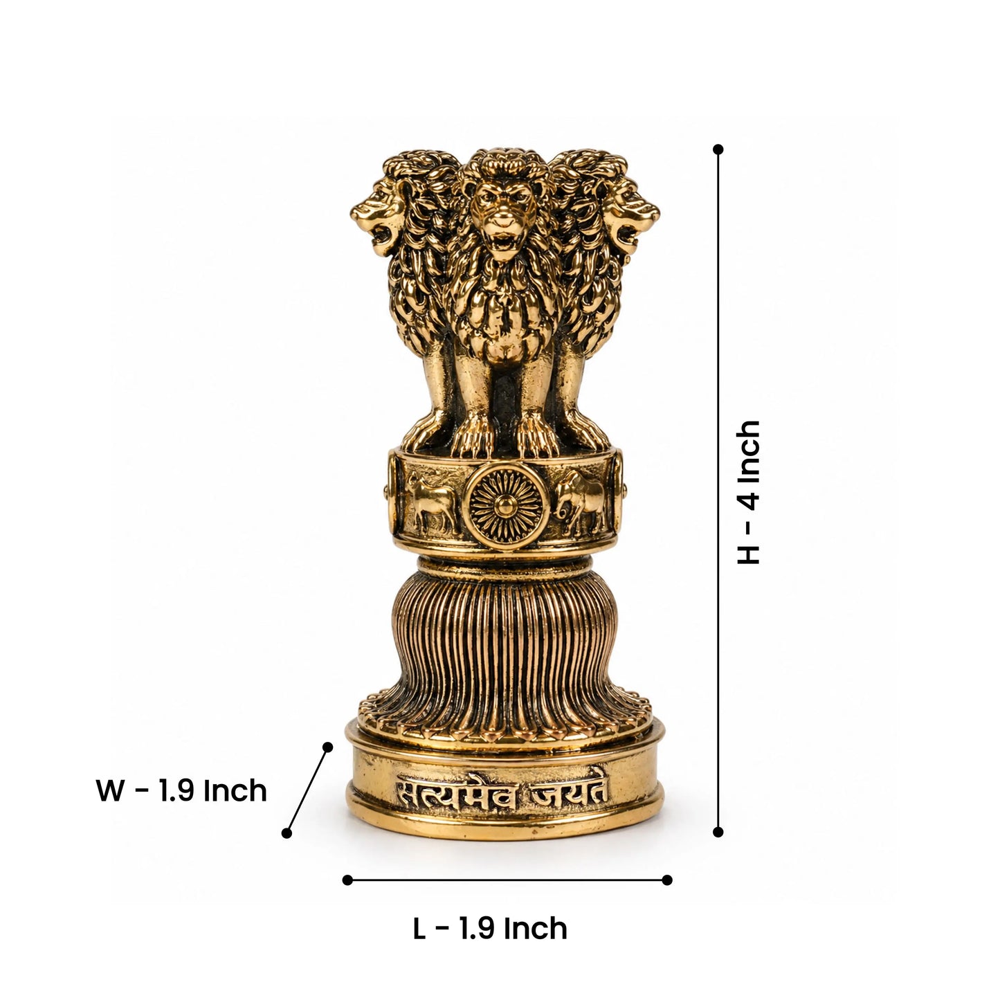 Ashok Stambh Brass Plated