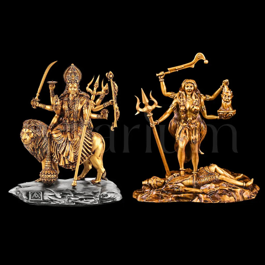 Goddess Durga & Kali Mata Idols Set