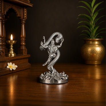 Mystical Shiva Silver Plated Idol