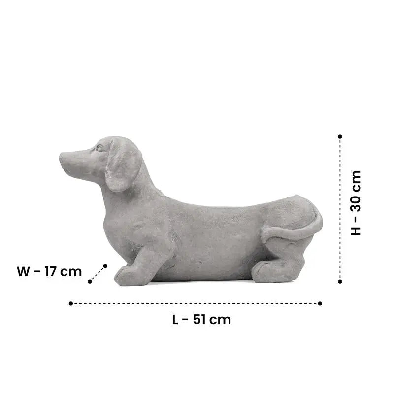 Game of Fetch - Dachshund Garden Planter