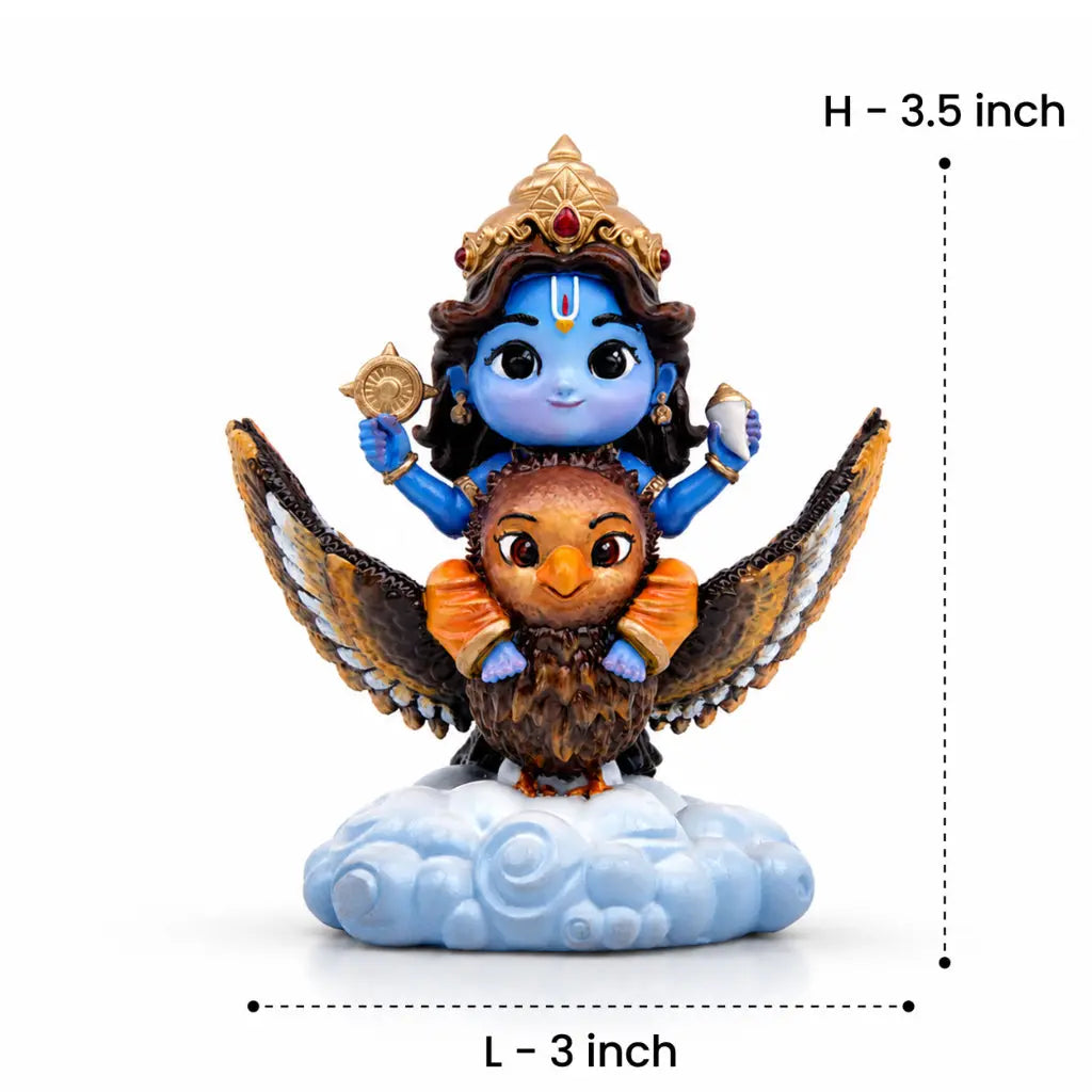 Bal Vishnu Garuda Car Dashboard