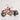 Vintage Red Motorbike theartarium