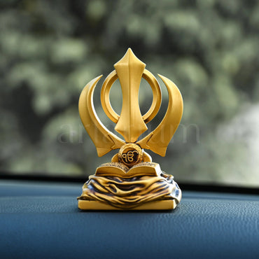 Khanda Sahib for Car Dashboard theartarium