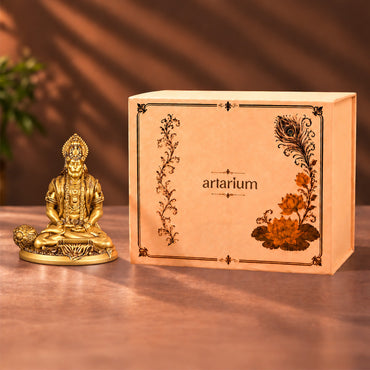 Meditating Hanuman Idol With Premium Packaging