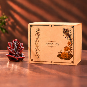 Rose Ganesha Idol With Premium Packagingย