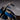 Blue Lightening Vintage Motorcycle theartarium