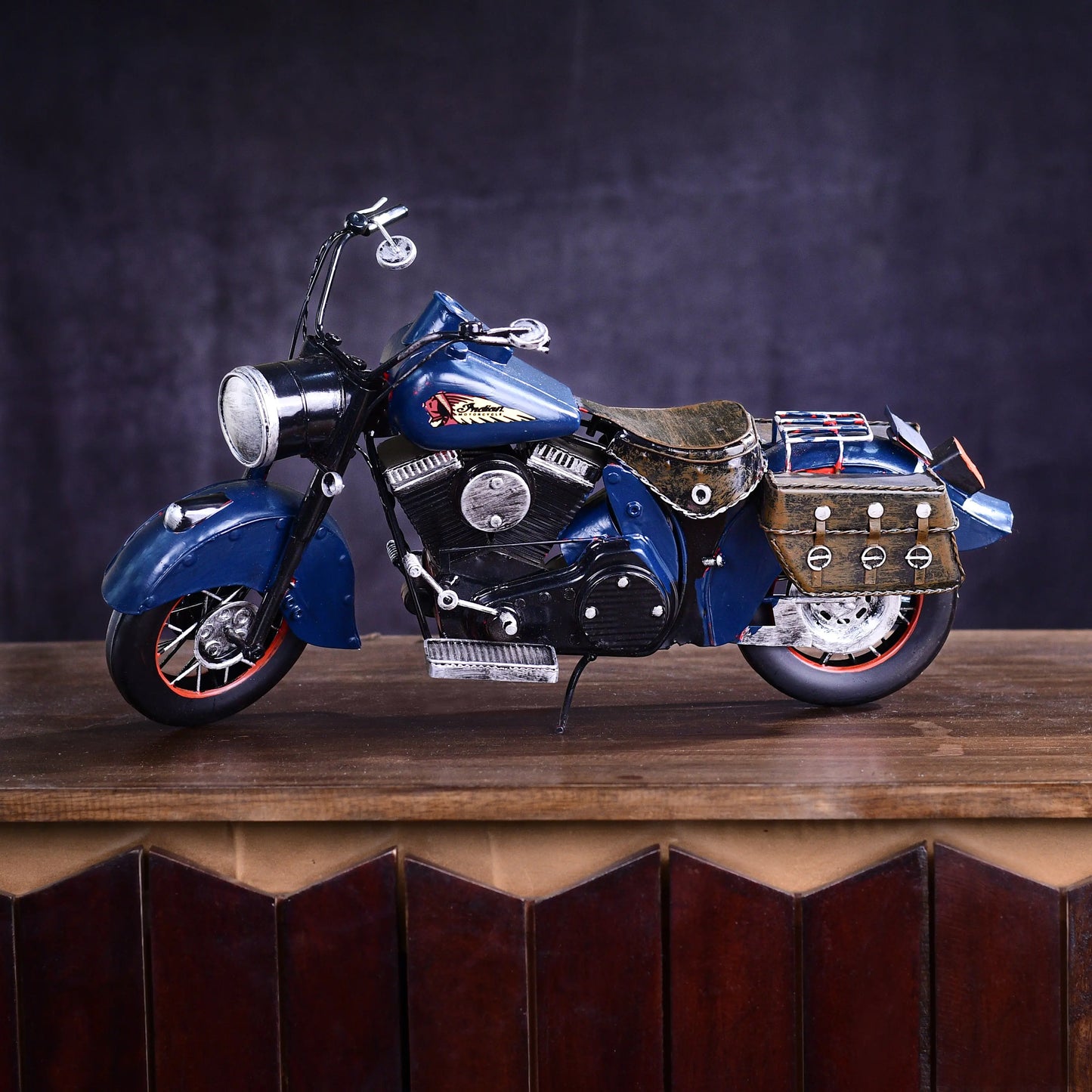 Indian Scout Vintage Motorcycle theartarium