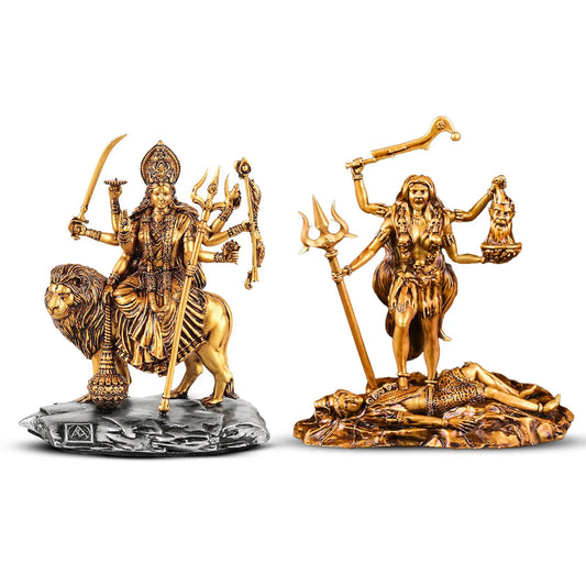 Goddess Durga & Kali Mata Idols Set
