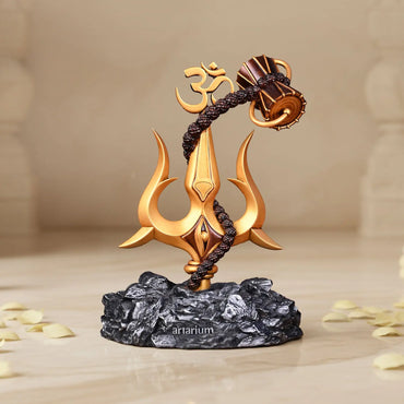 Lord Shiva Trishul With Damru