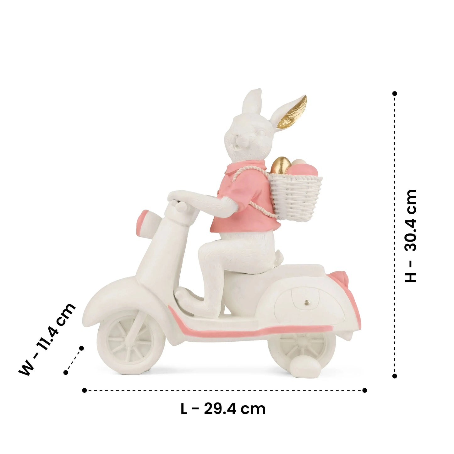 Whiskers on the Move - Bunny Figurine Artarium