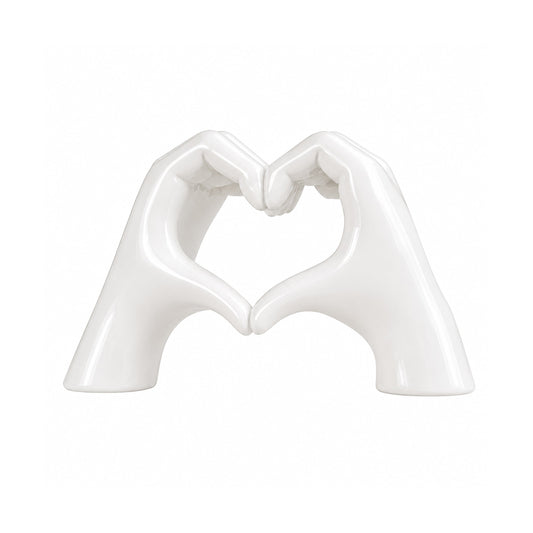 White Love Hand Showpiece