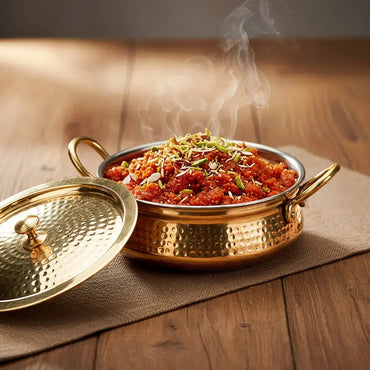 Brass Handi with Lid theartarium