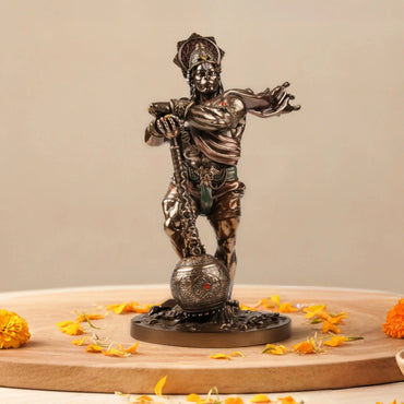 Bahubali Hanuman Cold Cast Bronze Idol