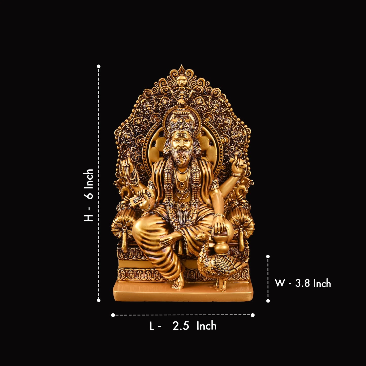 Lord Vishwakarma Murti 6 inch
