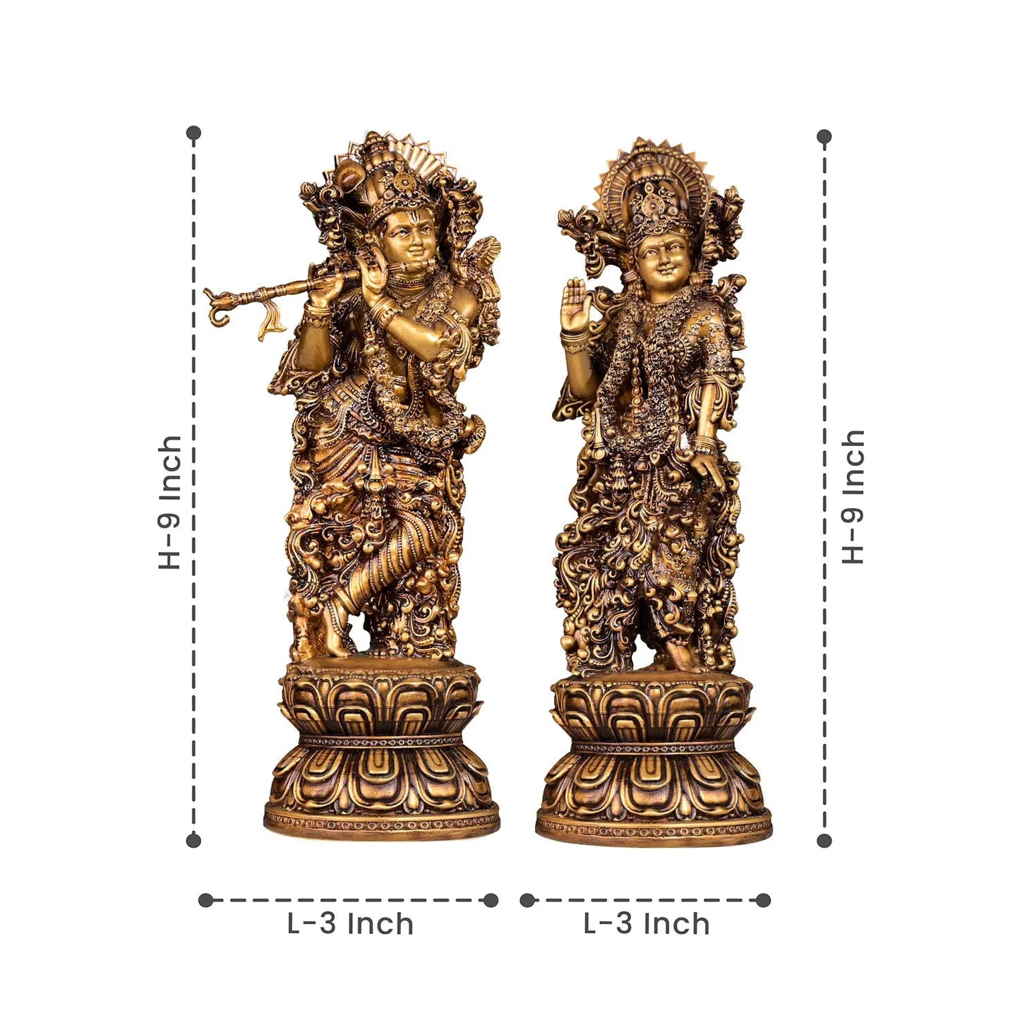Radha Krishna Idol with Gift Box