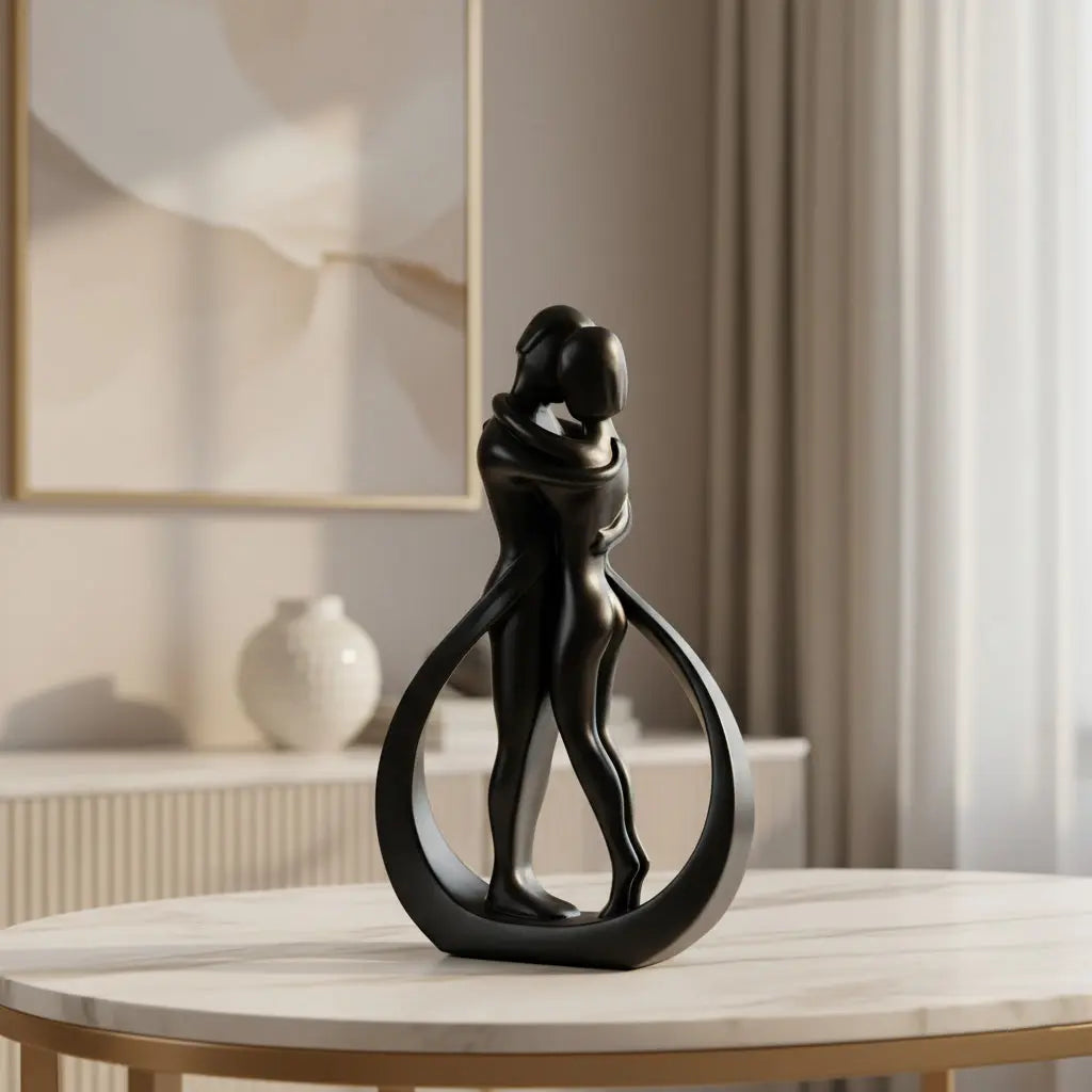 Kissing Couple Statue