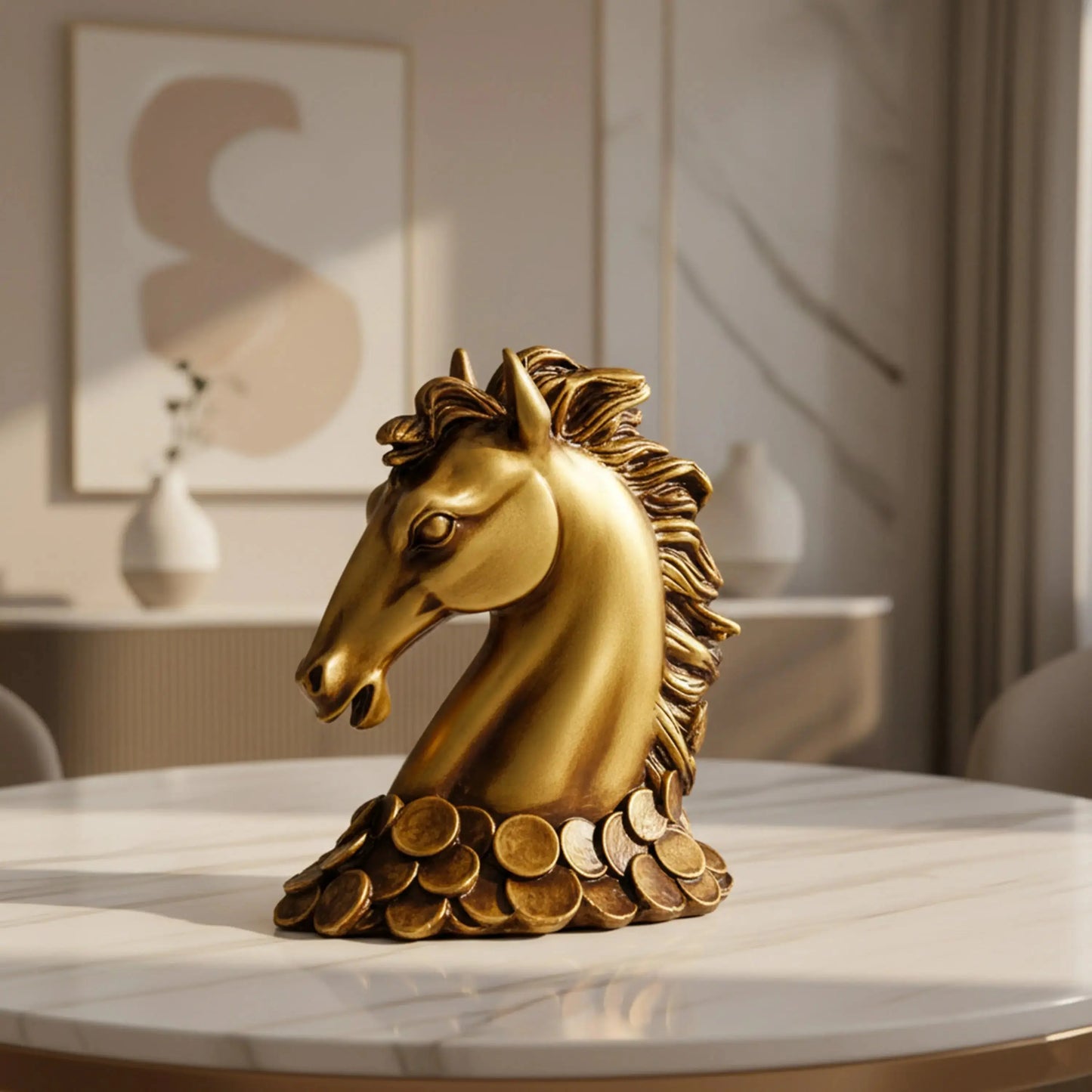 Coin Horse Head theartarium