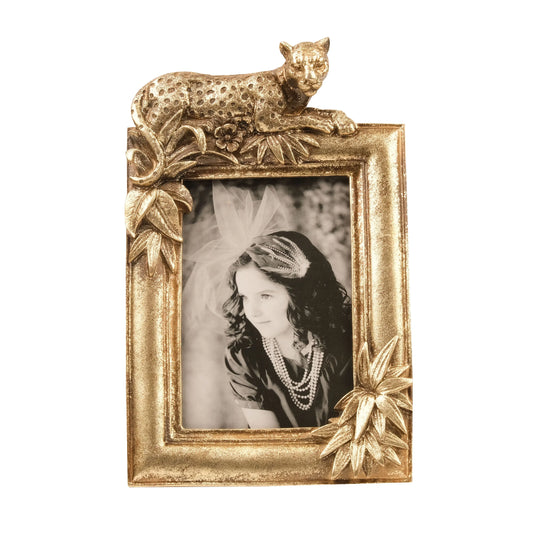Wild Majesty - Vintage/Antique Leopard Frame