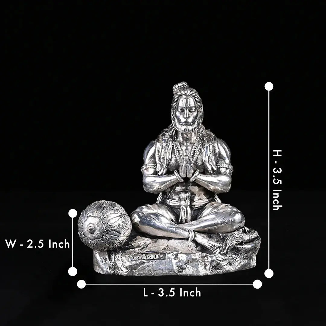 Mahabali Hanuman 999 Silver