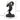 Mystical Shiva in Black with Golden Ornaments – 12 Inches theartarium