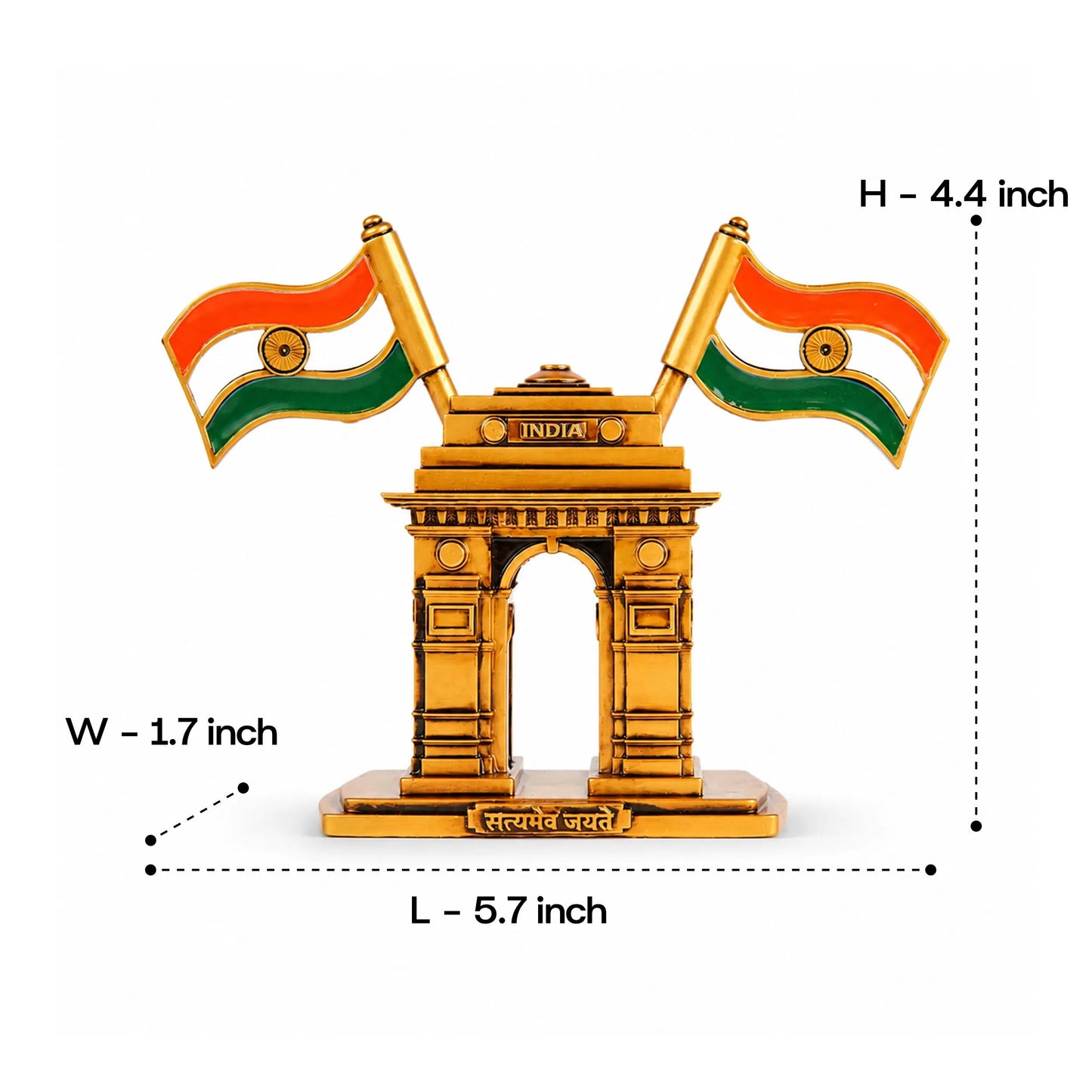 India Gate Car Dashboard Statue Artarium