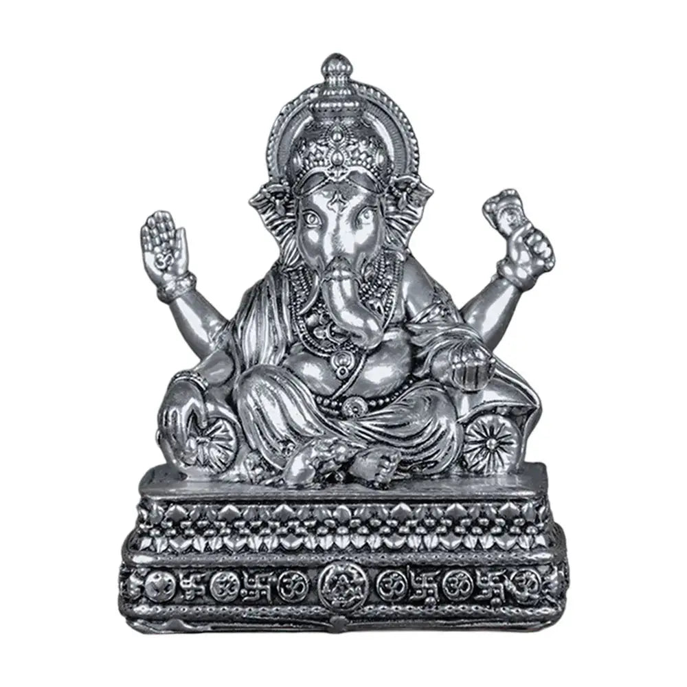 Brass Vinayaka Statue Silver Plated