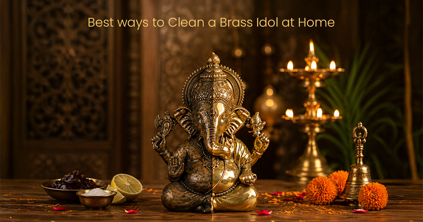 Brass idols