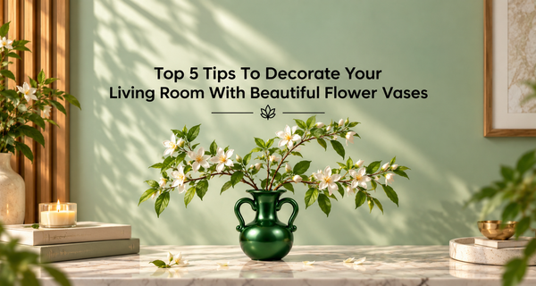 Top 5 Tips To Decorate Your Living Room With Beautiful Flower Vases