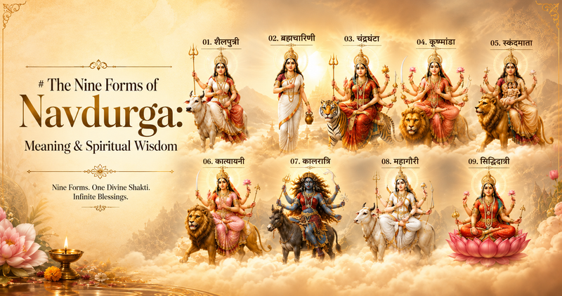 The Nine Forms of Navdurga: Meaning & Spiritual Wisdom