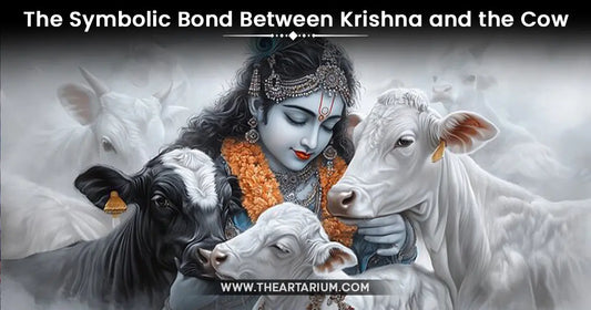 The Symbolism Behind Lord Krishna and Cow Artarium