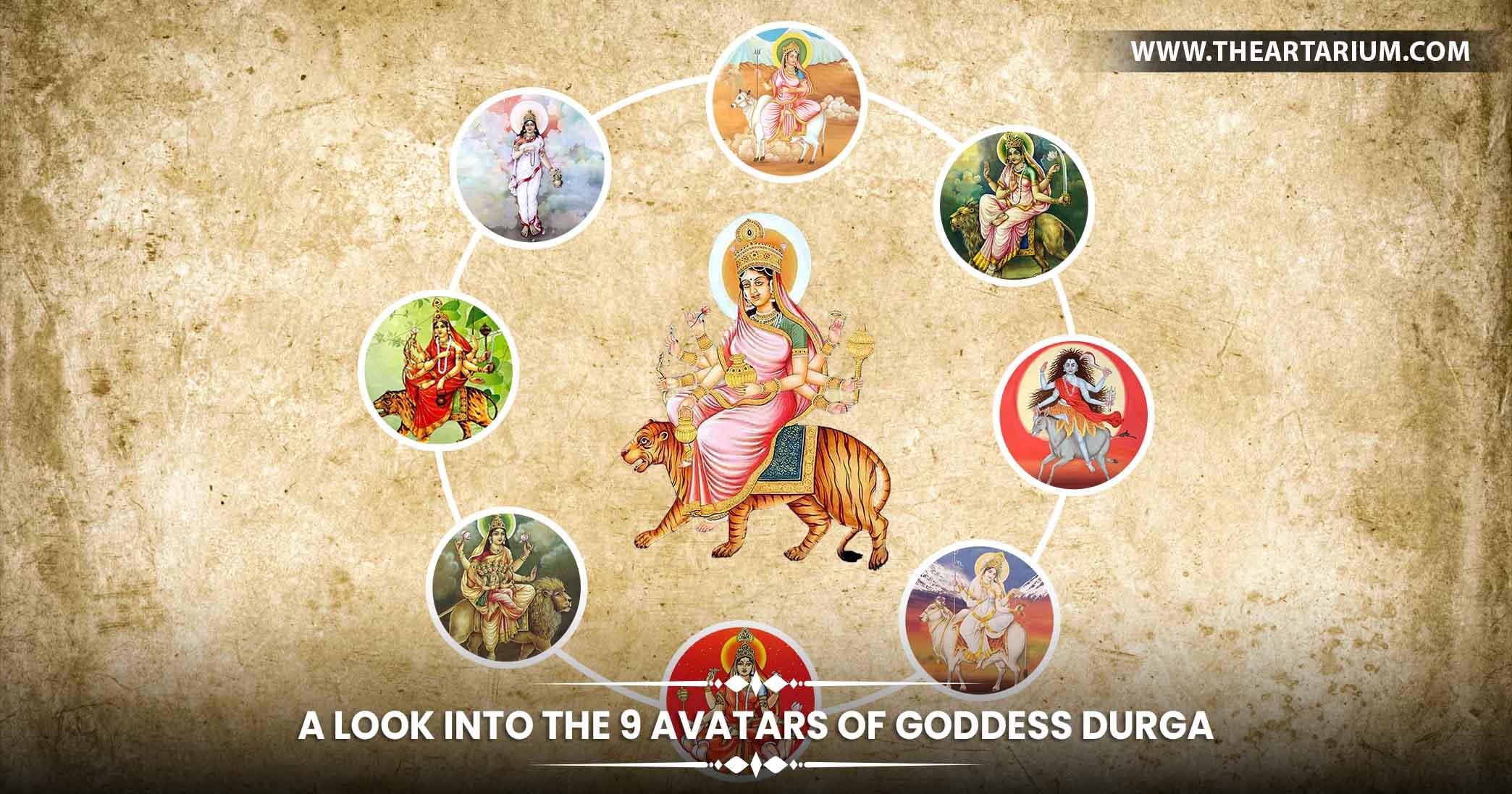 9 Avatars of Goddess Durga