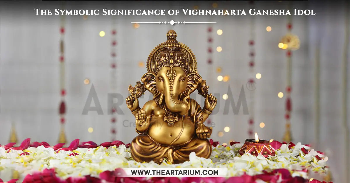 The Symbolic Significance of Vighnaharta Ganesha Idol Artarium