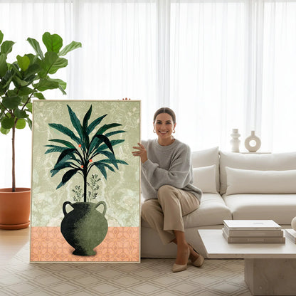 Echoes of Tangerine - Wall Painting