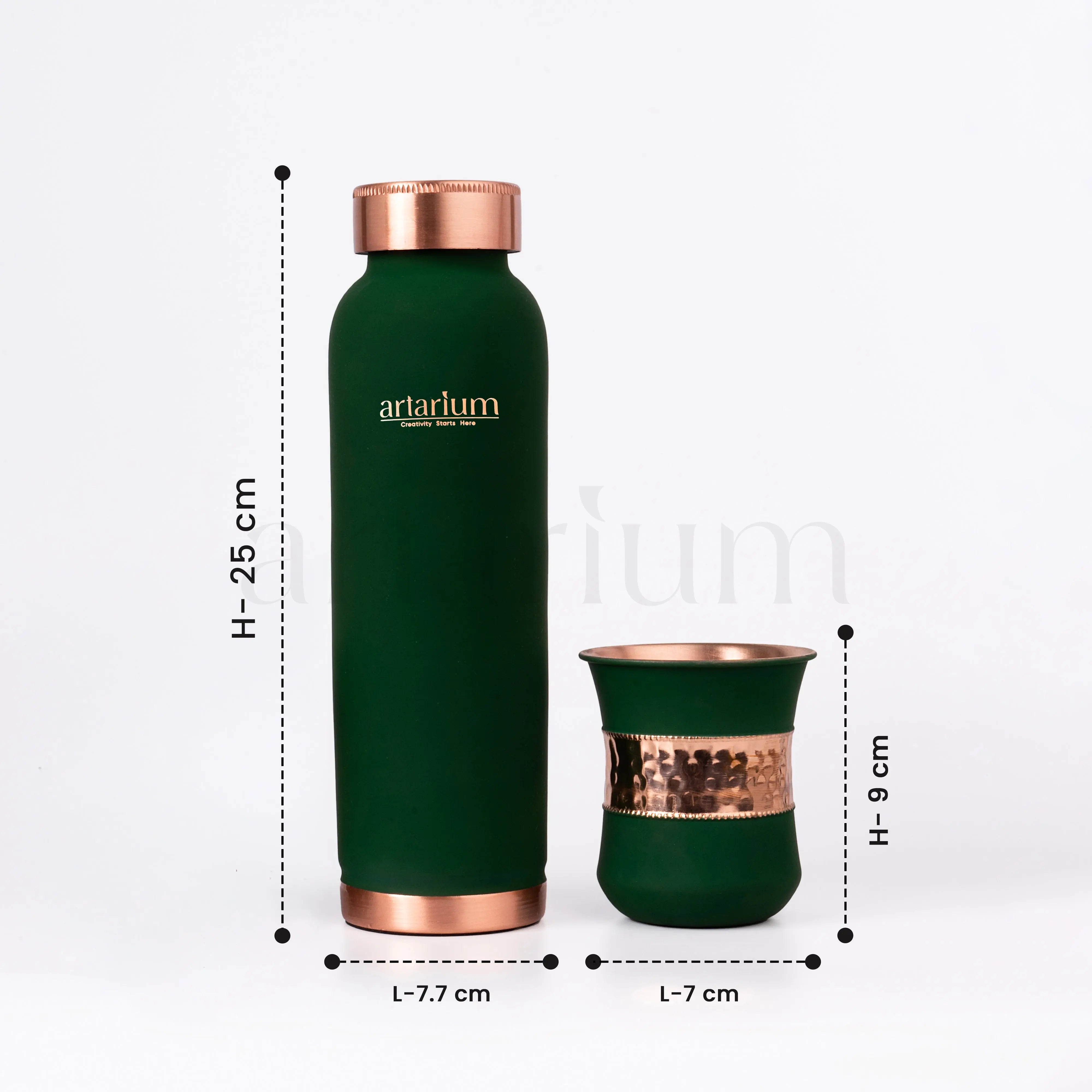 Copper Bottle with Cups Artarium