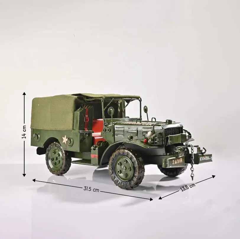 Mace Vintage Army Jeep Model theartarium